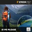 Cort camping, 2 persoane, impermeabil, tip igloo, cu husa, turcoaz, 150x205x100 cm, Strend Pro