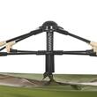 Cort camping, 4 persoane, impermeabil, cu geanta, deschidere automata, verde si maro, 210x210x135 cm