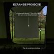 Cort camping, 4 persoane, impermeabil, cu vestibul, verde, 460x300x200 cm