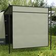Cort camping, 4 persoane, impermeabil, cu vestibul, verde, 460x300x200 cm
