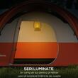 Cort camping, 5-6 persoane, impermeabil, cu copertina, ferestre, geanta, portocaliu, 550x300x198 cm