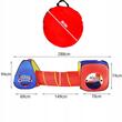 Cort de joaca pentru copii, Kruzzel, 3 in 1, igloo si cub, cu tunel, husa, 288x74x94 cm