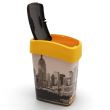 Cos de gunoi cu capac batant, plastic, model New York, 25 L, 34x26x47 cm, Curver