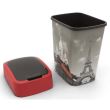 Cos de gunoi cu capac batant, plastic, model Paris, 25 L, 34x26x47 cm, Curver