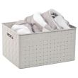 Cos de rufe cu 2 manere, plastic, crem, 30 L, 43x33x23 cm, Curver