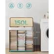 Cos rufe, 3 compartimente, bambus, natur, 150 L, 60x40x61.5 cm, Artool