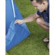 Covor de protectie pentru piscina, suport, PVC, albastru, 396x396 cm, Bestway