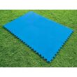 Covor de protectie pentru piscina, suport, polietilena, albastru, set 9 buc, 50x50x0.3 cm, Bestway
