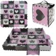 Covor tip puzzle, pentru copii, spuma EVA, 16 piese, 30x30 cm, Isotrade