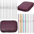 Crosete, multicolore, cu trusa, set 22 buc, 0.6-6.5 mm, Springos 