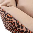 Culcus din material impermeabil, rece, pt caine/pisica, animal-print 77cm