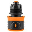 Cupla rapida, cu stop, bimaterial, 1/2