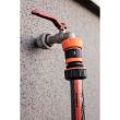 Cupla rapida, cu stop, bimaterial, 1/2
