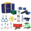 Cursa cu obstacole, pentru copii, portabil, set 45 piese, Motion Sport Activities 