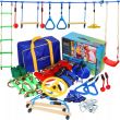 Cursa cu obstacole, pentru copii, portabil, set 45 piese, Motion Sport Activities 