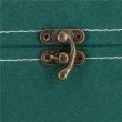 Cutie pentru bijuterii, velur, verde, 12x12x12 cm, Springos