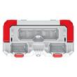 Cutie scule cu organizer, Prosperplast, Titan Plus, maner aluminiu, 49.6x25.8x24 cm