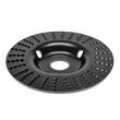 Disc circular slefuit, modelat, raspel, pentru lemn, plastic, 125x22.2 mm, Dedra