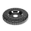 Disc circular slefuit, modelat, raspel, pentru lemn, plastic, gradatie I, 120x22.2 mm, Dedra