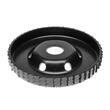Disc circular slefuit, modelat, raspel, pentru lemn, plastic, gradatie I, 120x22.2 mm, Dedra