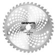 Motocoasa, trimmer, pe benzina, pentru iarba, cu disc circular vidia, 1400 W, 1.9 CP, 25.5 cm, Verto