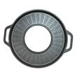 Disc pentru gratar, fonta, tip grill, cu picioare, set 4 piese, 49.5 cm