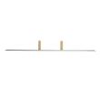 Dreptar pentru nivelare, cu manere lemn, 120 cm, Silverline, Uni-Max