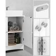 Dulap baie, Artool, placa MDF, 2 rafturi interioare, 2 usi, alb, 60x30x60 cm