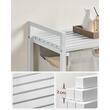 Dulap baie, Artool, placa raft MDF, cadru otel, cu compartiment rufe, alb, 50x33x72 cm