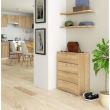 Dulap depozitat incaltaminte, pantofar, placa laminata, 4 sertare, stejar, 60x33x80 cm 