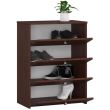 Dulap depozitat incaltaminte, pantofar, placa laminata, 4 sertare, wenge, 60x33x80 cm