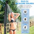 Dus solar pentru gradina, curbat, cap rotativ, 20 L