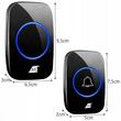 Sonerie wireless, Malatec, 300 m, 60 tonuri, alimentare retea, negru, IP44, 9.5x6.5x3 cm