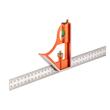 Echer combinat tamplar/dulgher, cu nivela, 30 cm, NEO