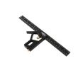 Echer tamplar/dulgher, multifunctional, aluminiu, drept, 30 cm, NEO