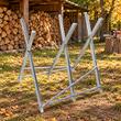Capra pliabila pentru taiat lemne, metal zincat, 150 kg, Strend Pro