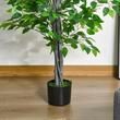 Ficus artificial cu ghiveci, verde, 135 cm