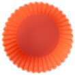 Forma coacere pentru briose, silicon, rosu, set 6 buc, 6.5x6.5x3 cm, MagicHome