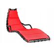 Sezlong suspendat, Jumi, otel, cu parasolar, rosu, max 100 kg, 183x112x213 cm