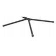 Sezlong suspendat, Jumi, otel, cu parasolar, rosu, max 100 kg, 183x112x213 cm