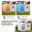 Frigider turistic, mini, 12V/220V, alb, 4 L, 25.8x20.5x26.3 cm