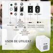 Frigider turistic, mini, 12V/220V, alb, 4 L, 25.8x20.5x26.3 cm
