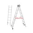 Scara aluminiu, Master, 3 tronsoane, 7 trepte, max 150 kg, 2.01-3.99 m