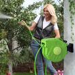 Furtun cu tambur/rola pentru gradina, retractabil/automat, portabil, pentru perete, 1/2