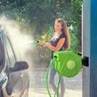 Furtun cu tambur/rola pentru gradina, retractabil/automat, portabil, pentru perete, 1/2