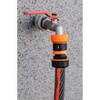 Furtun de gradina, NEO, cu pistol de stropit, carucior cu tambur, accesorii, 6 straturi, 1/2