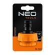 Furtun de gradina, NEO, cu pistol de stropit, carucior cu tambur, accesorii, 6 straturi, 1/2