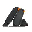 Ham pentru motocoasa/trimmer, Micul Fermier, bretele panza, portocaliu si negru, 27x20x2 cm