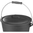 Galeata/recipient pentru cenusa, metal, negru, 8 L, Strend Pro