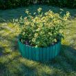 Gard de gradina decorativ din lemn, verde, 200x30 cm